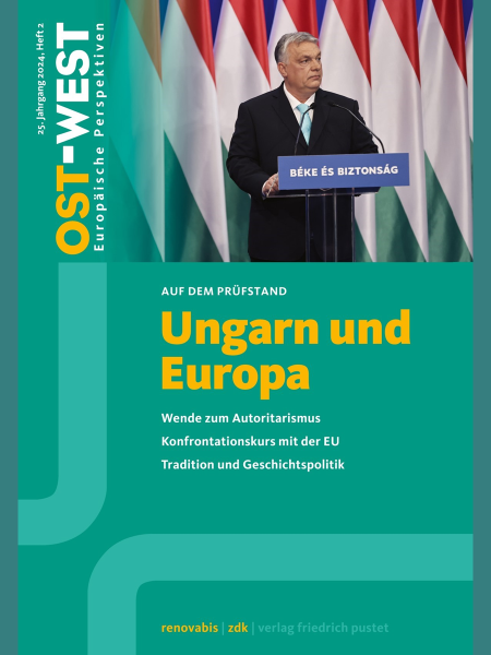 Auf der Vorderseite des Heftes: Premierminister Viktor Orbán bei seiner jährlichen Rede an die Nation im Februar 2023.
(picture alliance / AA / Arpad Kurucz) – Gesamtgestaltung des Umschlags: Martin Veicht