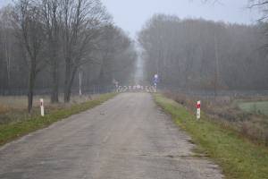 Ein Grenzübergang zwischen Polen und Belarus