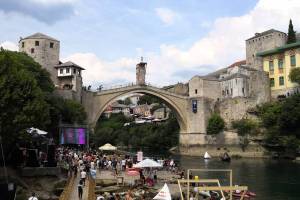 Die historische Brücke in Mostar