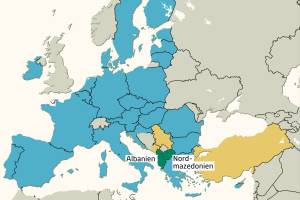 Mitgliedstaaten der EU und Bewerberländer