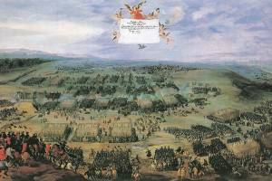 Gemälder des Malers Pieter Snayers von der Schlacht am Weißen Berg bei Prag