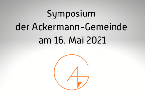 Titel der Veranstaltung und Logo der Ackermann-Gemeinde