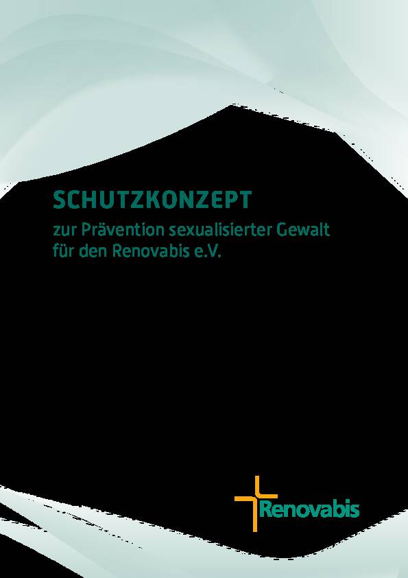 Schutzkonzept zur Prävention sexualisierter Gewalt für den Renovabis e.V.
