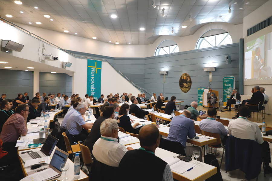 Blick in das Auditorium während des 26. Internationalen Kongress Renovabis.<br><small class="stackrow__imagesource">Source: Matthias Firmke, Renovabis </small>