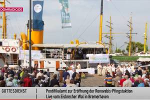 Ankündigung zum Eröffnungsgottesdienst der Renovabis-Pfingstaktion 2023 in Bremerhaven