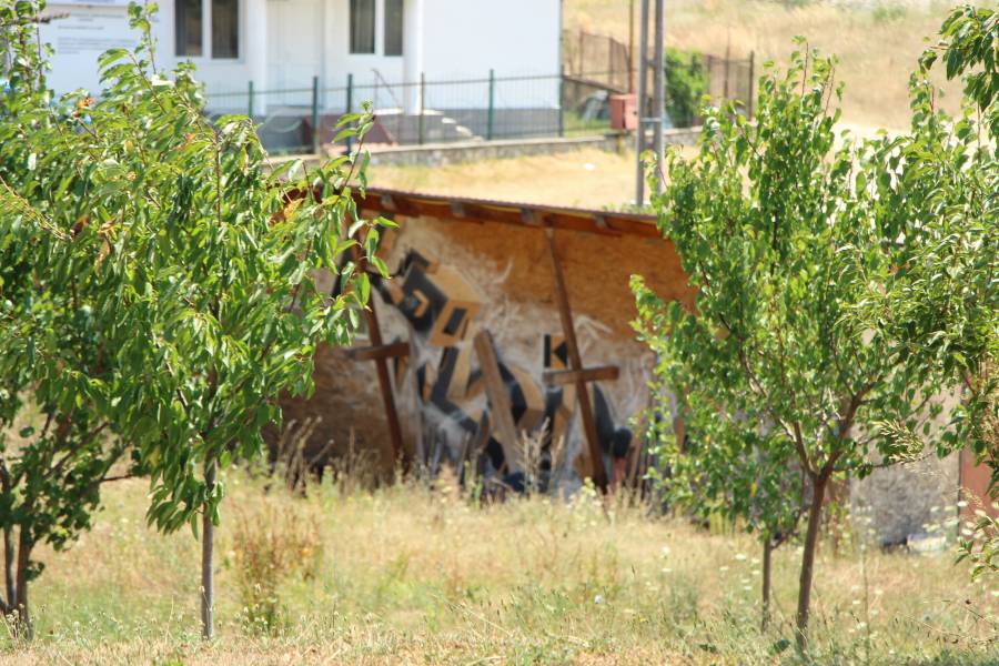 Grafitti in Caransebes.