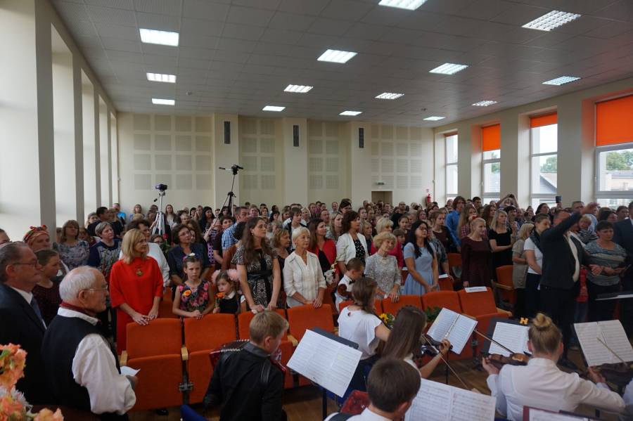 Konzertsaal der Musikschule in Utena/Litauen.