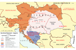 Österreich-Ungarn vor dem Ersten Weltkrieg und nach den Friedensverträgen