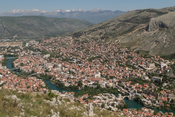 Blick über Mostar