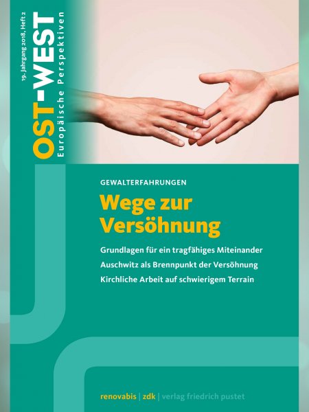 Zwei Hände, die sich einander reichen - Umschlag OWEP Nr. 2/2018