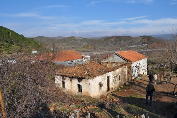 In Albanien leben viele Menschen sehr einfach.