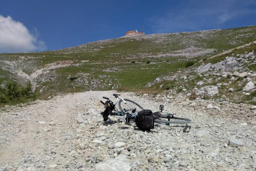 Blick auf Kontrollpunkt 4, Bjelašnica