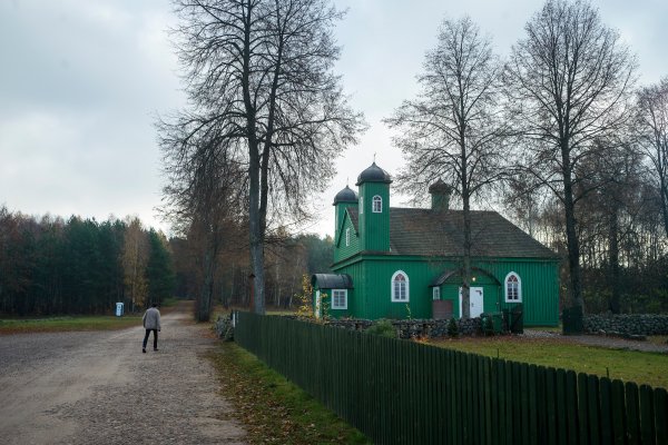 Die grüne Moschee ist ein Wahrzeichen geworden für den kleinen Ort im Osten Polens.