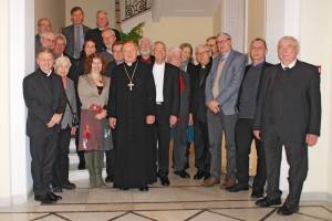 Gruppenbild beim Treffen des Maximilian-Kolbe-Stiftungsrats in Warschau