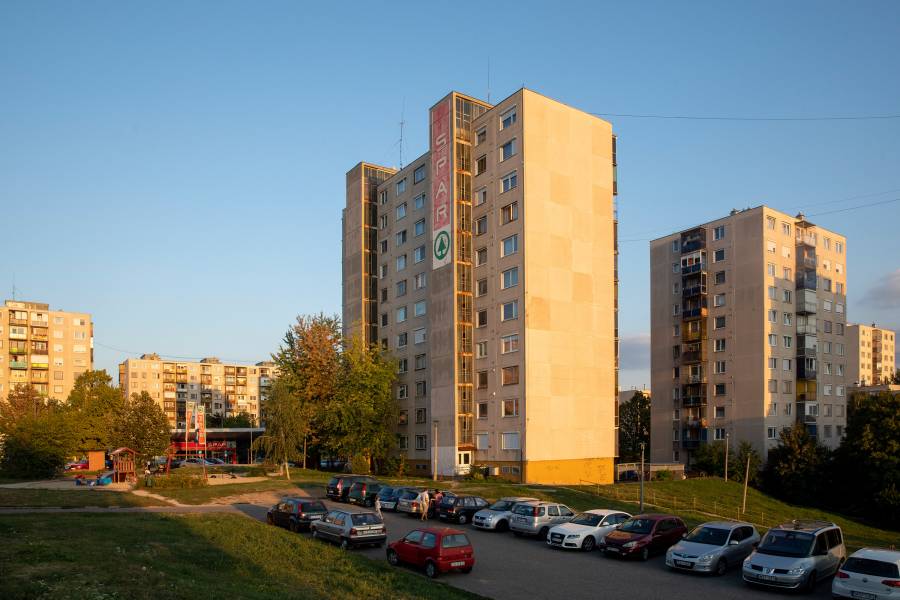 Hochhäuser aus sozialistischen Zeiten in Miskolc