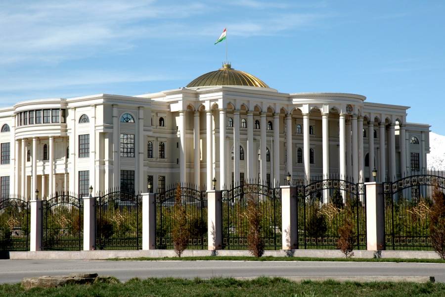 Regierungsgebäude in der Hauptstadt Duschanbe