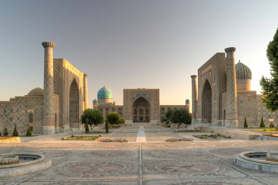 Der Registan-Platz in Samarkand