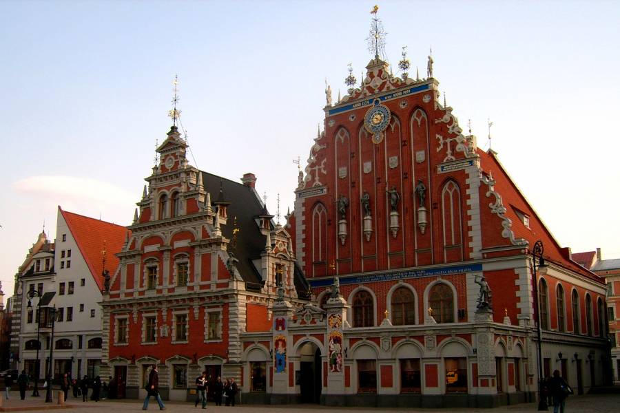 Das Schwarzhäupterhaus in Riga