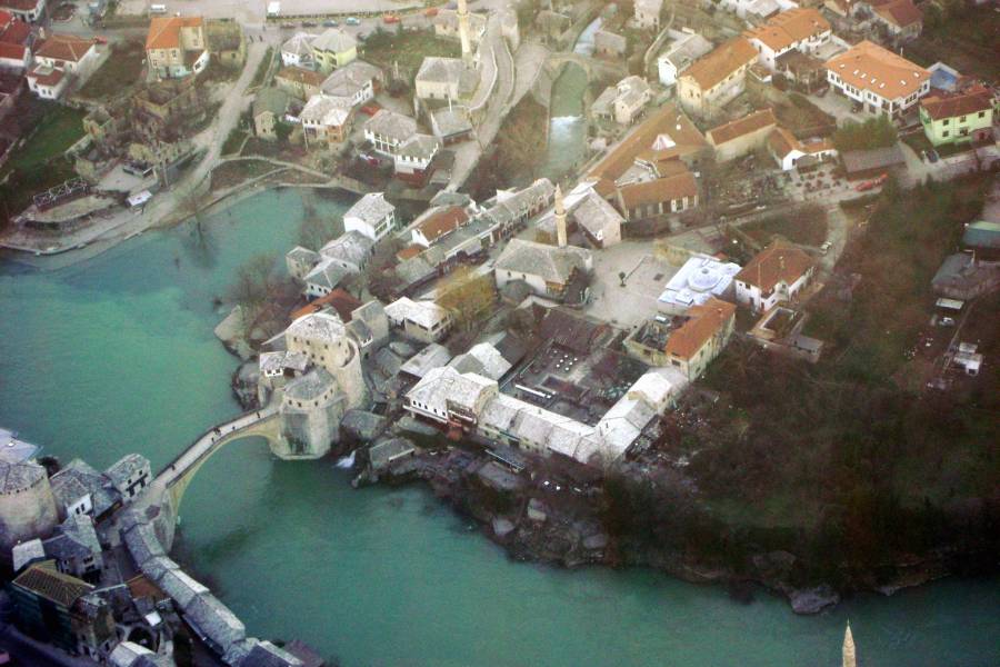 Luftaufnahme von Mostar
