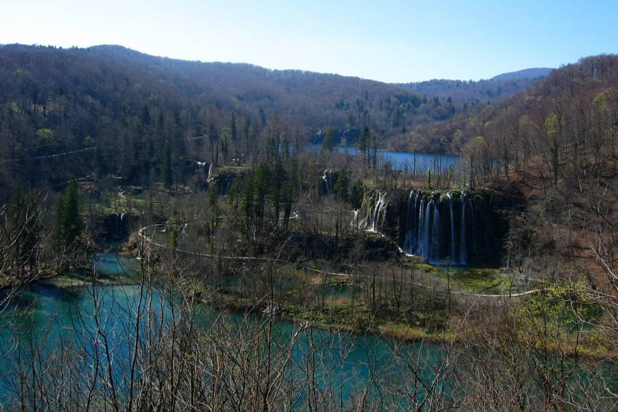 Der Wasserfall Galovac im Nationalpark Plitvicer Seen